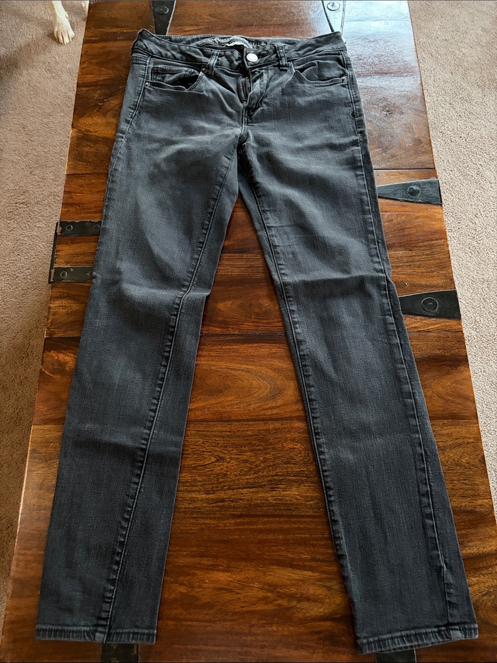 American Eagle Women's Black Skinny Fit Jeans Super Skinny